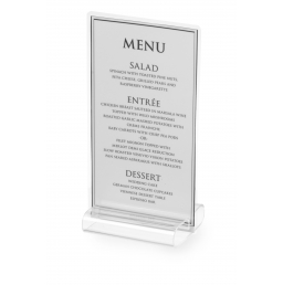 Suport meniu pentru masa – transparent – set 6 bucati